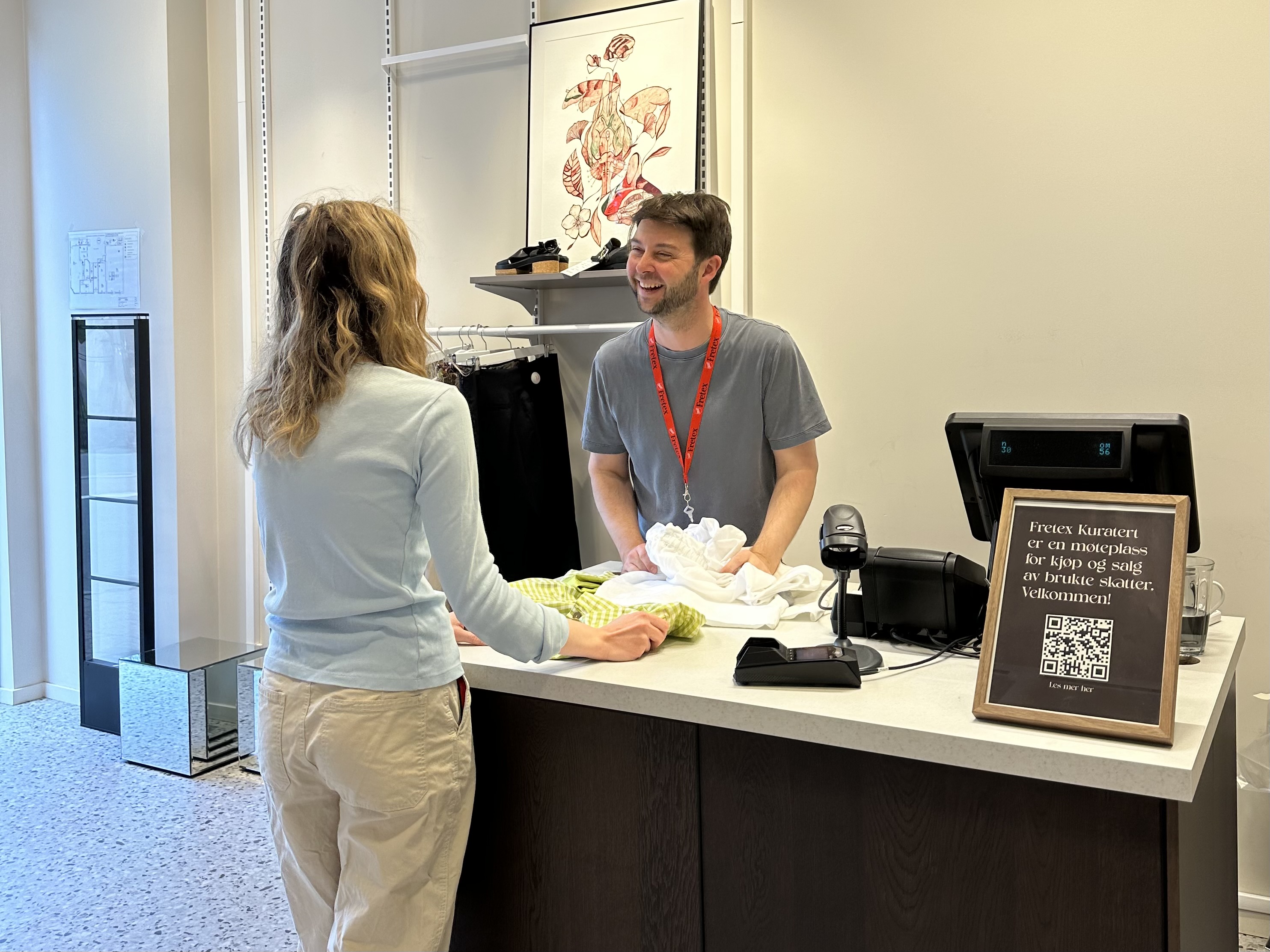 Fretex Kuratert i Universitetsgata i Oslo