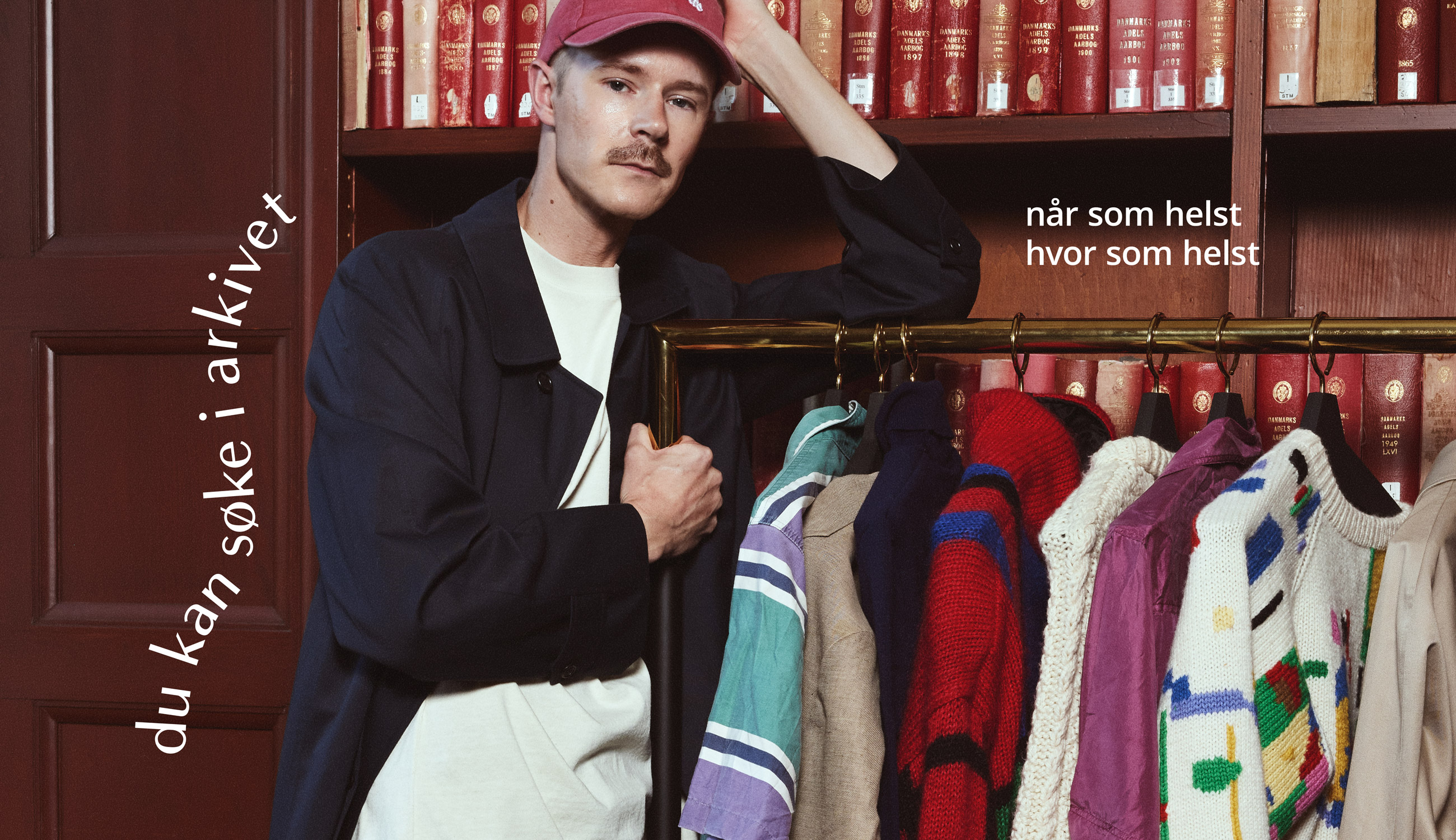 Mann og klær fra Fretex Arkivet